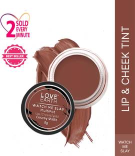 LOVE EARTH Multipot-Watch Me Slay Lip Tint For Lips, Eyelids & Cheeks chocolate vanilla