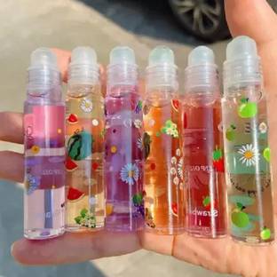 Glamezone Nourishing Fruit Flavoured Lip Gloss Transparent Moisturizing Lip Oil Fruity