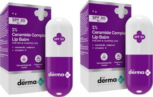 The Derma Co 1% Ceramide Complex E for Dry & Chapped Lips [Natural]