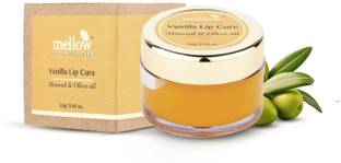 mellow Vanilla Lip Cure with Almond & Olive Oil for Dry & Chapped Lips Vanilla