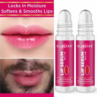 ELIBLISS Strawberry Lip Serum for Shine, Glossy and Soft Lips with Moisturizer Strawberry