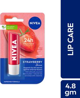 NIVEA Shine Caring Lip Balm Strawberry