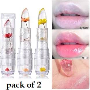 Sheny all skin type perfect milk jelly new stick lipstick pack of 2 FLOWER