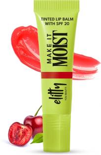 Elitty Berry Demure Lip Balm |With Peptides, Witch Hazel & Vit E | Gentle for Daily Use (Cherry)