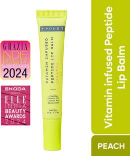 HYPHEN Vitamin Infused Peptide Lip Balm - Peach for Dry & Chapped Lips Peach