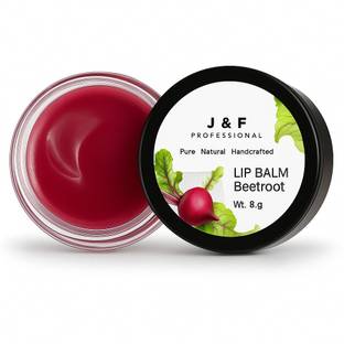 J & F 100 % Organic Beetroot Lip Balm Natural