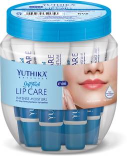 Yuthika Soft Touch Lip Balm Clear 5g Each Hydrates & Moisturizes (20 Tubes in 1 Jar) Lip Balm