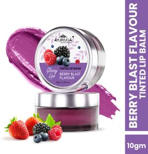 Ayuryuga Gloss Tinted Lip Balm & Cheek Tint|Ultra Hydrating Berry Blast