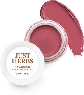 Just Herbs Lip and Cheek Tint Pale pink-Creamy Matte Lip Stain Pale pink