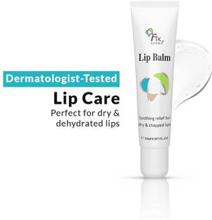 Fixderma Lip Balm with Vitamin C & E, Hydrates & Nourishes Dark, Dry, Chapped lips Fruit