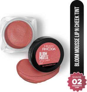 Hilary Rhoda Bloom Mousse Lip N Cheek Tint | Waterproof & Smudge-Proof | Matte Finish - Cinnamon chip