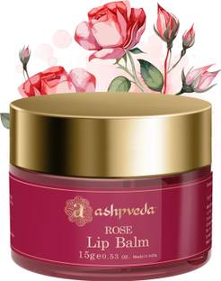 ashpveda Ayurvedic Natural Enriching Rose Petal Lip Balm for Soft Pink Moisturized Lips Rose