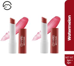 MARS Splash Tinted Lip Balm Enriched with Shea Butter| Non-Sticky & Moisturizing Watermelon