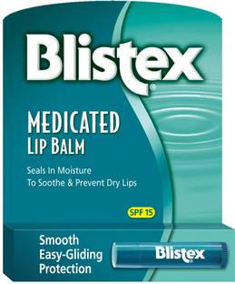 Blistex Medicated Lip Balm, Regular, SPF 15, 3 Pack NA