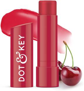 Dot & Key Barrier Repair Hydrating Lip Balm SPF 50 | Cherry Crimson |Soft Tinted Chapstick Cherry