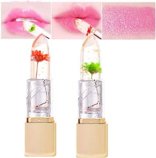 Libline Jelly Flower Transparent Color Changing Lipstick Flower