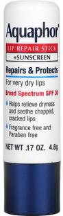 Aquaphor Lip Repair Stick + Sunscreen, SPF 30, Fragrance Free, 0.17 oz LIP REPAIR