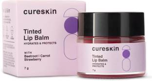 cureskin Tinted Lip Balm for Dark Lips to Lighten Strawberry