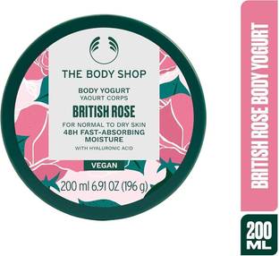 THE BODY SHOP British Rose Body Yogurt Normal To Dry Skin |Instant 48 Hr Moisture Cream| british rose
