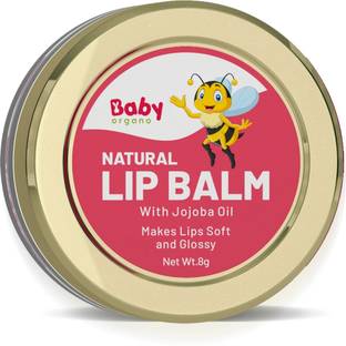 BabyOrgano Natural Lipbalm Moisturizer for Dry Chapped Lips Infused with Yashti Ghrit 6gm Strawberry