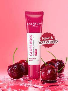 Dot & Key Cherry Lip Balm Spf 30 For Smooth Soft Lips,Tinted Balm For Glossy Soft Lips Cherry Pop
