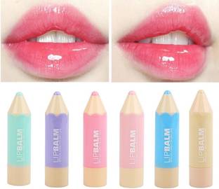 LILLYAMOR Multi Cute Lip Balm Multi-Fruit Flavour Super Soft Lip Balm Fruit