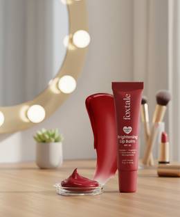 Foxtale SPF 30 Brightening Lip Balm with Peptides, Vit C & Hyaluronic Acid (Ruby) Berry