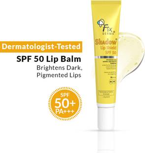 Fixderma Shadow SPF 50 Lip Shield, Sunscreen Lip Balm Prevents Pigmentation & Sun Damage, Unflavored