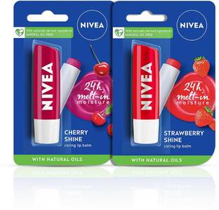 NIVEA Fruity Shine Strawberry, Cherry
