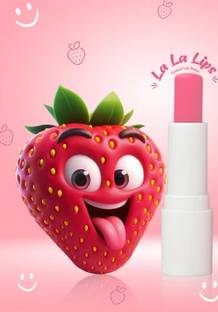 JANOST 100% Super Pink Lip Balm Long Lasting Moisturizing Brightening Lips Fruity