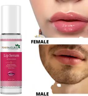 7days natural Premium Pink Lip Serum Oil For Lip Shine, Glossy, Soft With Moisturizer