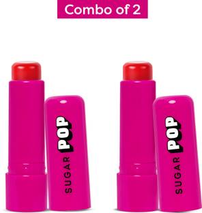 SUGAR POP Nourishing Lip Balm Combo 02 Cherry -Tinted Lip Moisturizer | Intense Hydration Cherry
