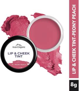 Aravi Organic Lip,Cheek and Eye Tint - With Goodness of Vitamin E For Nourishes & Hydrates Peony Peach