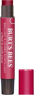 Burt's Bees Lip Shimmer for Women Rhubarb