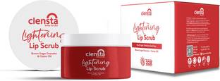 Clensta Lip Lightening Scrub|Brown Sugar Granules & Vitamin E Red Aloe Vera
