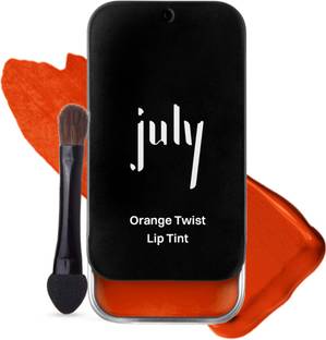 July Lip & Cheek Tint | 3in1 for Lips, Cheek & Eyelids | SPF 15 | 24hr Moisturization Orange Twist