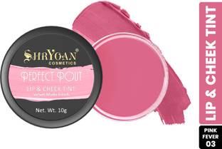 Shryoan Perfect Pout Cheek and Lip Tint Creamy Matte Finish Pink Fever Pink Fever