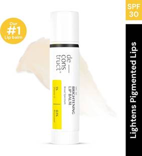 deconstruct Brightening Lip Balm with 1% Vitamin C | SPF 30 for dry & pigmented lips Non Tinted