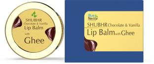 Blue Nectar Chocolate And Vanilla Lightening Lip Balm & Gloss with Ghee Vanilla