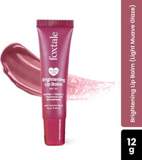 Foxtale SPF30 Brightening LipBalm with Peptides, VitC & Hyaluronic Acid (Light Mauve) Caramel