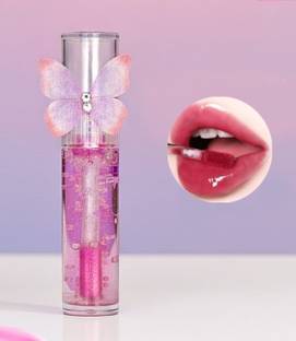 Color Castle Butterfly Korean Lip Gloss for Women Waterproof Lip Gloss Pink Lipgloss Lip Tint