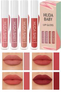 HUDA BABY Lip Gloss 4-shade set