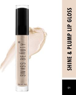 SWISS BEAUTY Shine & Plump Lipgloss - (Shade-01, 4ml)