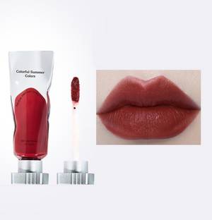 MYEONG Texture Not-Stick Lips Red Lip Glaze Lip Gloss Matte Lip Gloss For Women