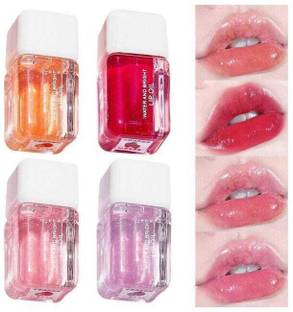 Ashyra Crystal-Clear Nourishing Lip Gloss – Tinted Shine (Pack of 4)