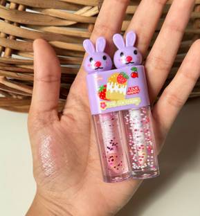 Bajajbeautyshop Kawaii 2 in 1 lipglosses random colour