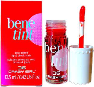 Crazy girl Bene Tint Lip And Cheek Liquid Gloss Tinted Blusher Korean Oil In Waterproof