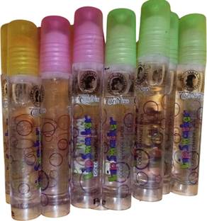 Hidden Beauty Pack of 12 Lip Smacker Color Change Lip Gloss Shinning & Moisture