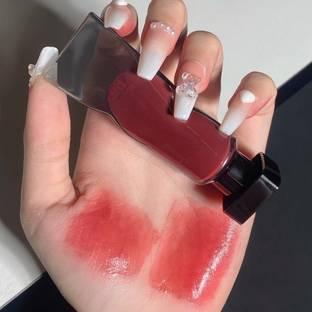 YAWI Korean maroon Velvet Lip Glaza Pigment Transparent Ice Cuba Matte Lipstick