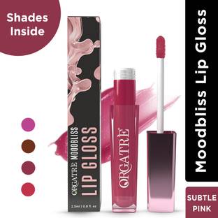 Orgatre Lip Gloss | Instant Shine, Plumped & Glossy Lips | Hydrating, Non-Sticky Formula